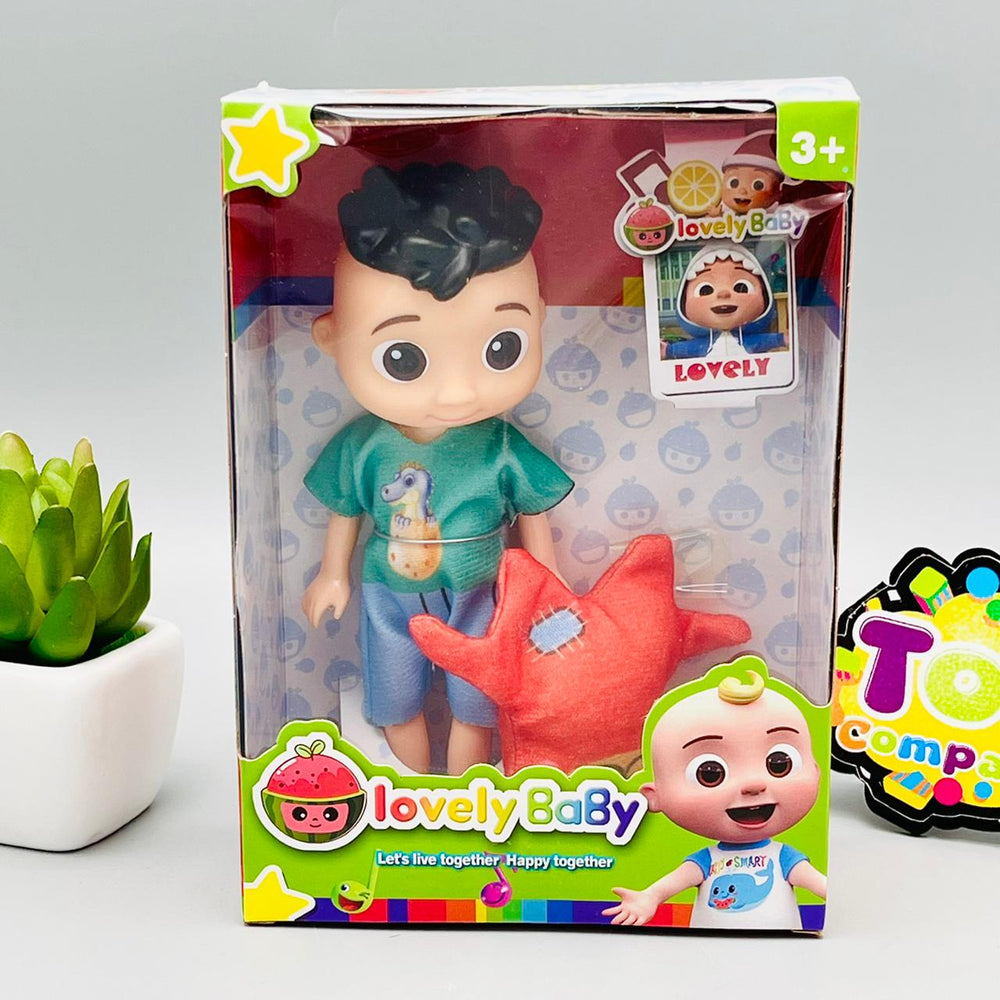 6 Inches Cocomelon Cody with Cartoon Pillow