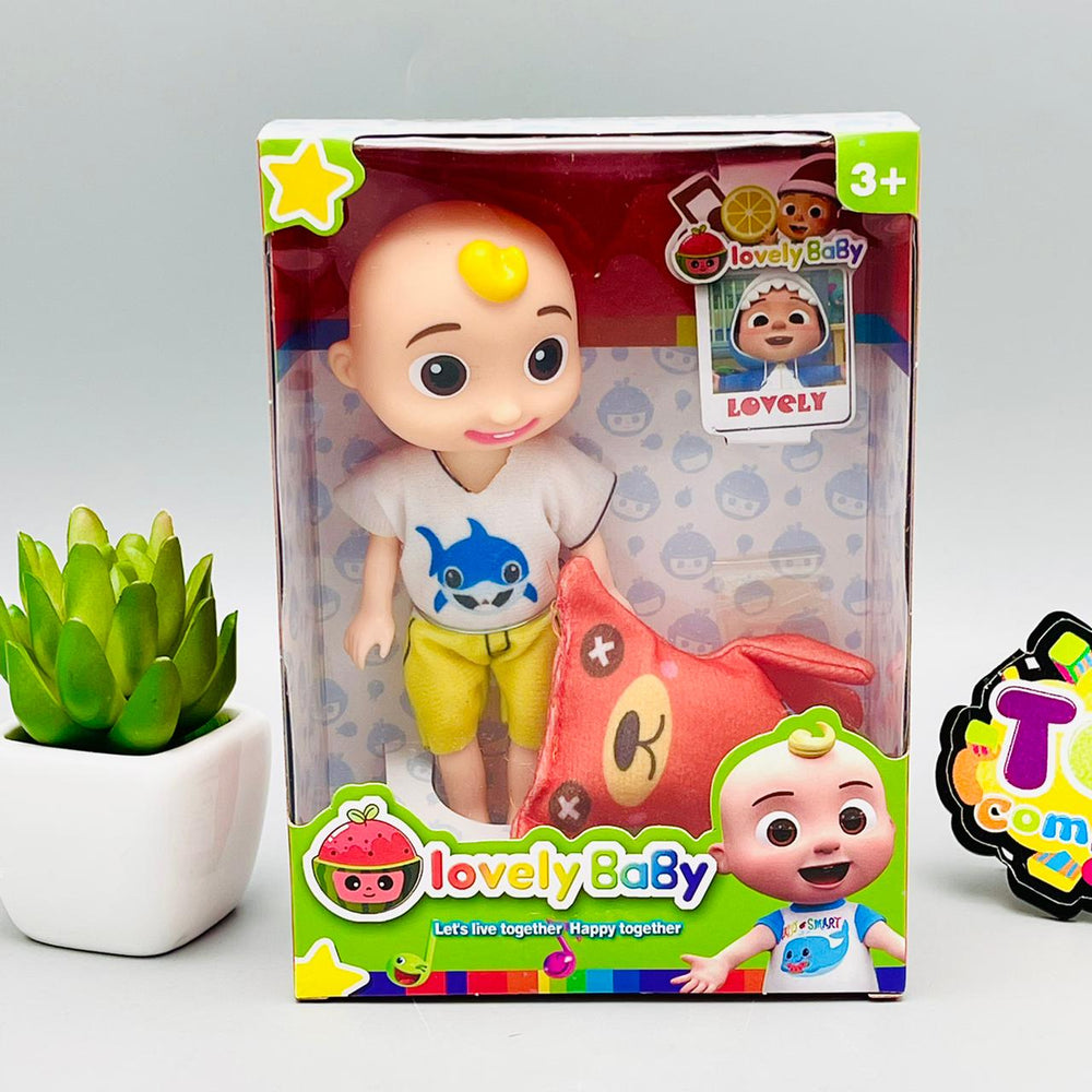 6 Inches Cocomelon JJ Doll with Cartoon Pillow