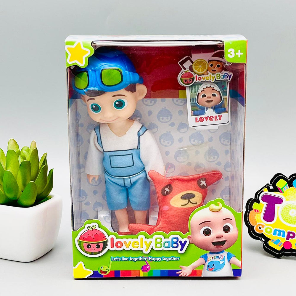 6 Inches Cocomelon TomTom with Cartoon Pillow