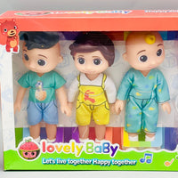 Cocomelon Figures with Feeding Accessories