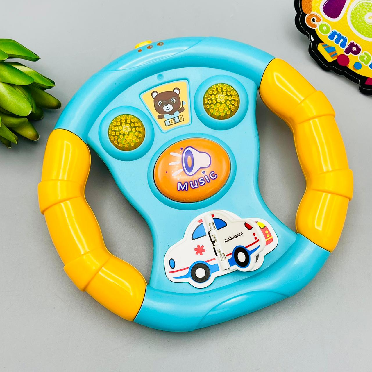 Steering Wheel Toy with Light & Sound