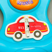 Steering Wheel Toy with Light & Sound