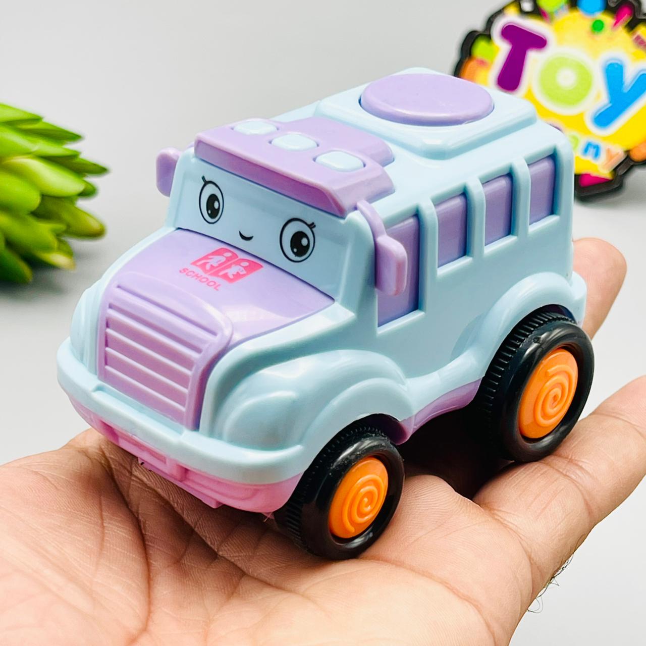 Friction Cartoon School Bus