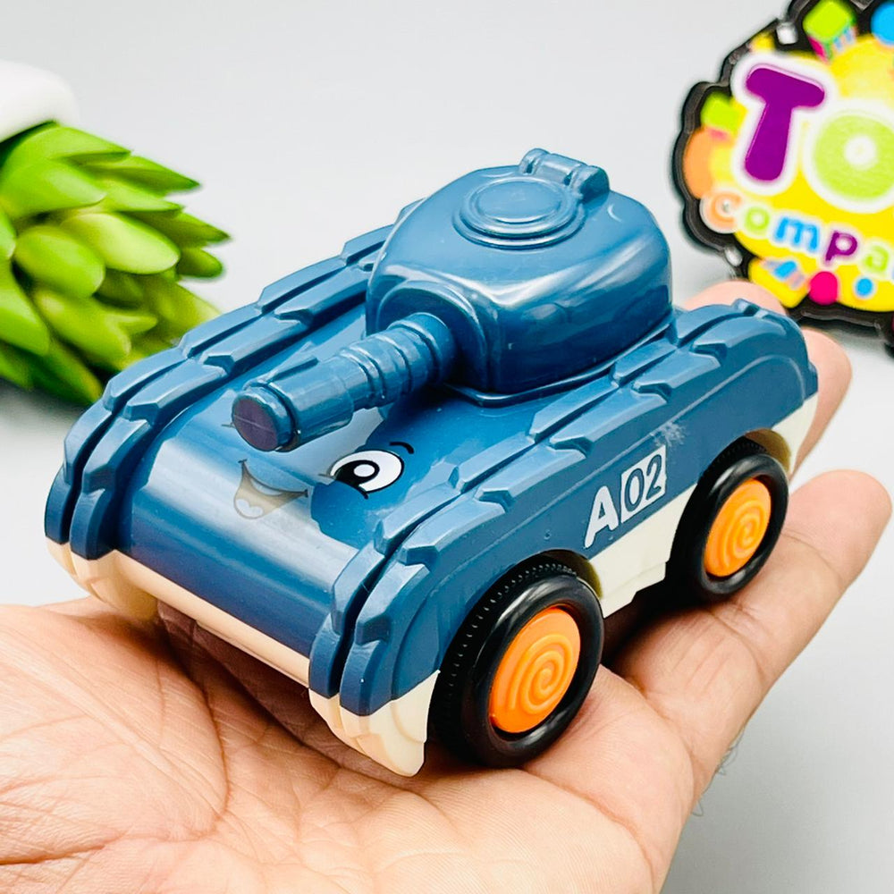 Friction Cartoon Tank Toy