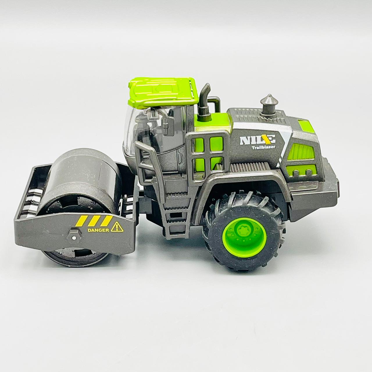 Diecast Alloy Engineering Road Roller Truck