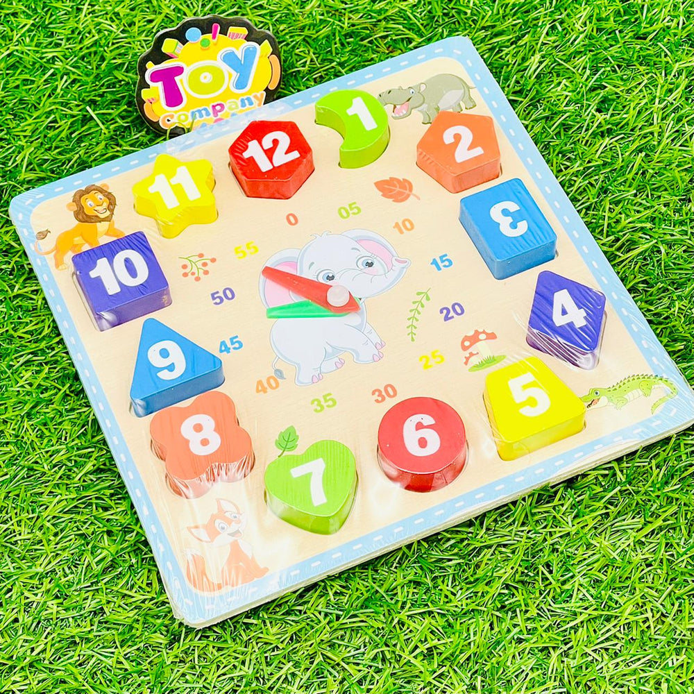 Wooden Educational Clock