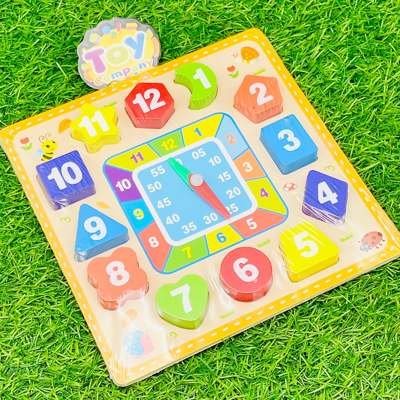 Wooden Educational Clock