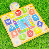 Wooden Educational Clock