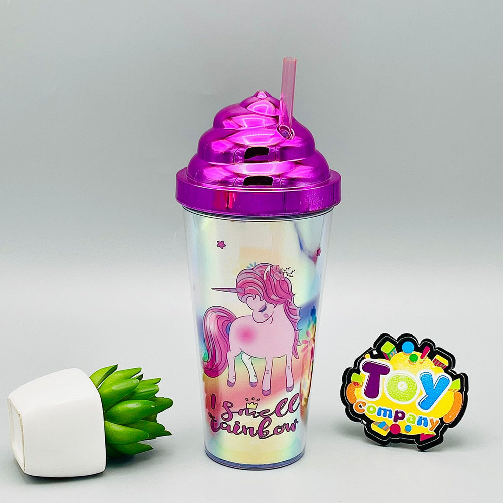 550ml Double Walled Unicorn Sipper