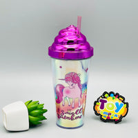 550ml Double Walled Unicorn Sipper