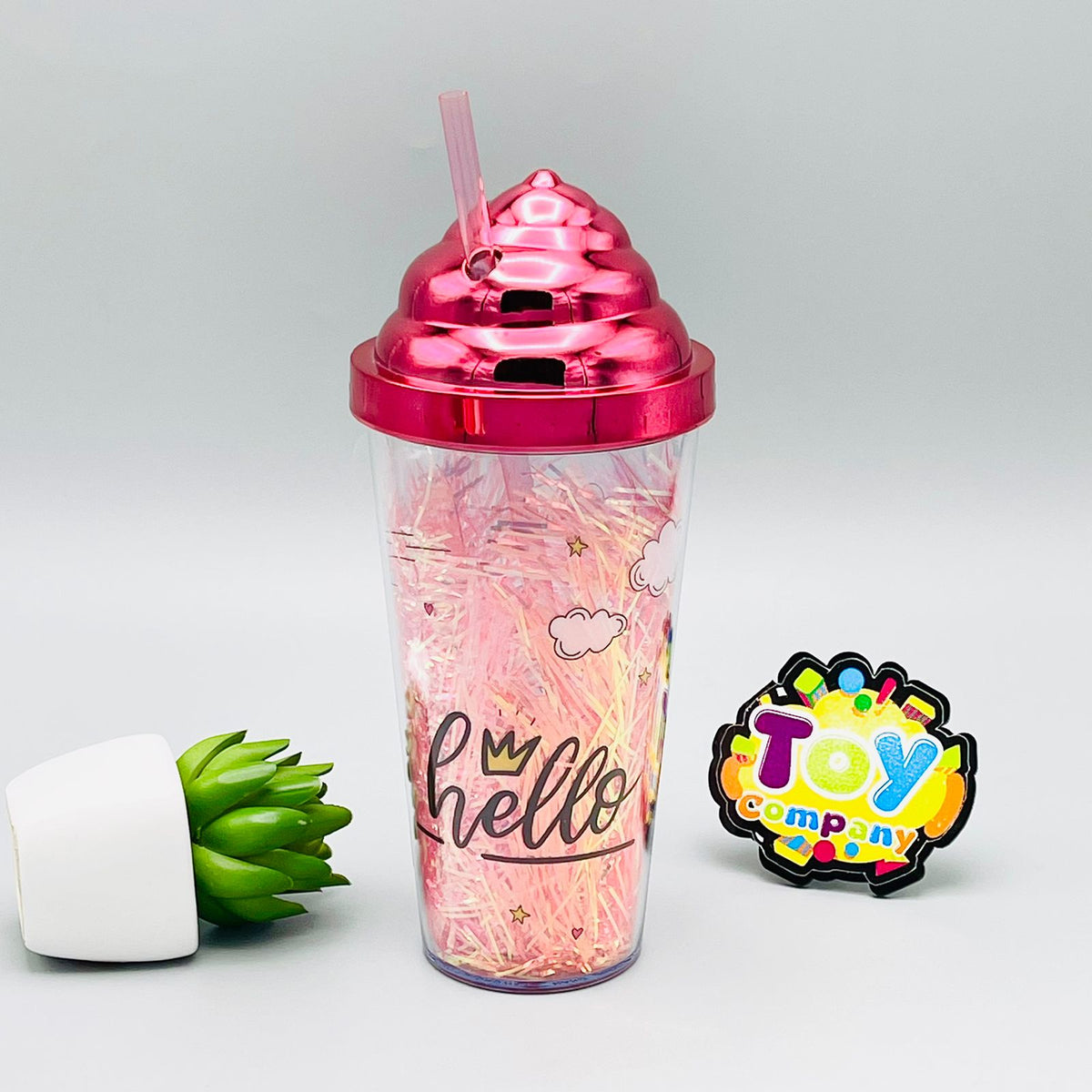 550ml Double Walled Unicorn Sipper