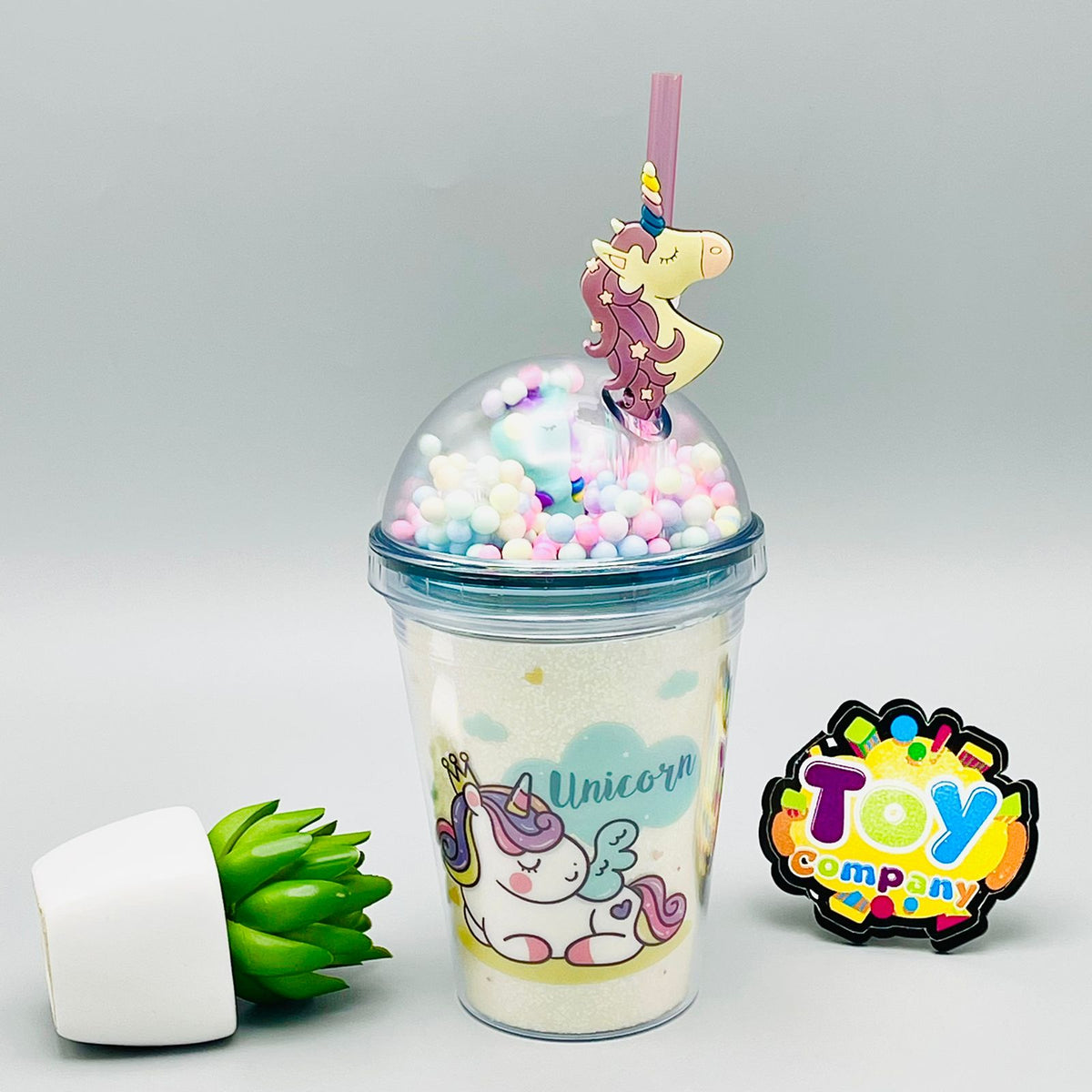 350ml Double Walled Unicorn Sipper