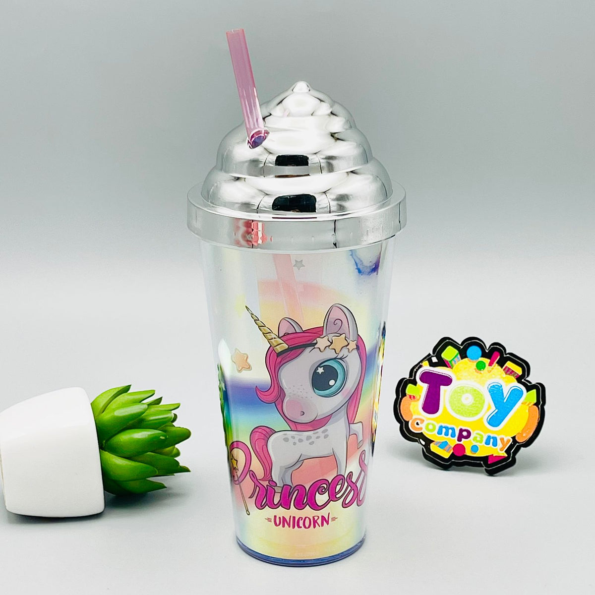 550ml Double Walled Unicorn Sipper