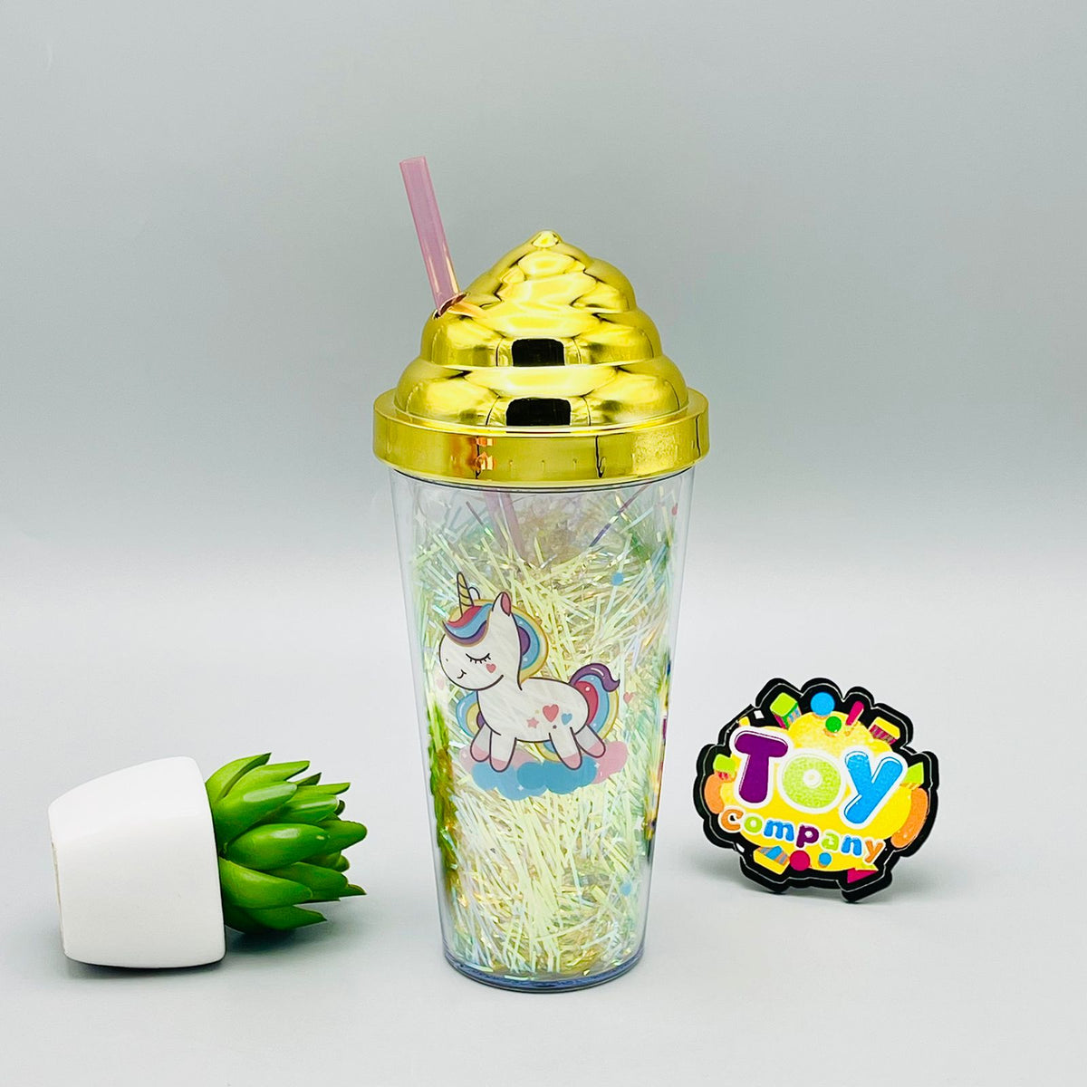 550ml Double Walled Unicorn Sipper