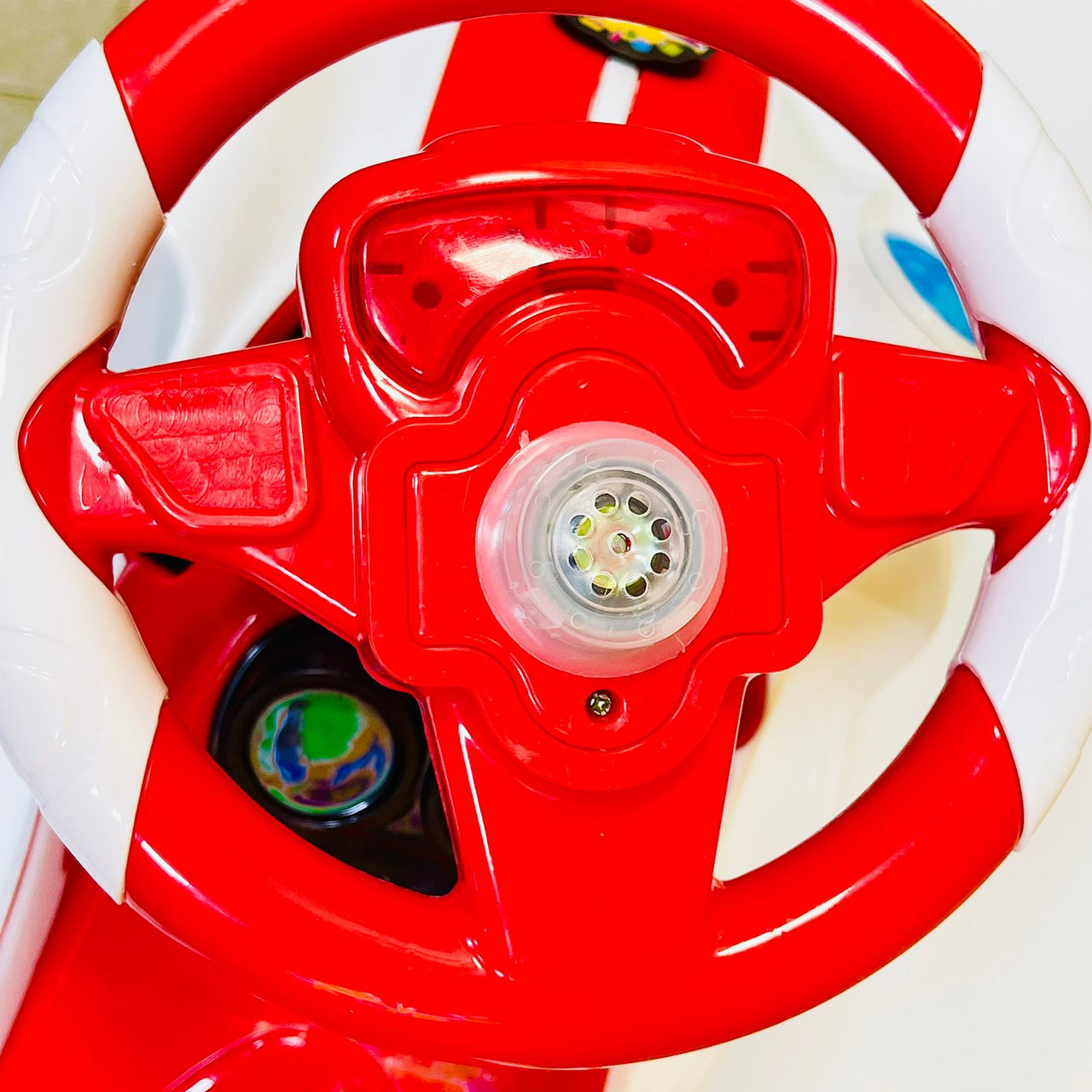 Dolphin Ride-On Twister Car with Side Supports