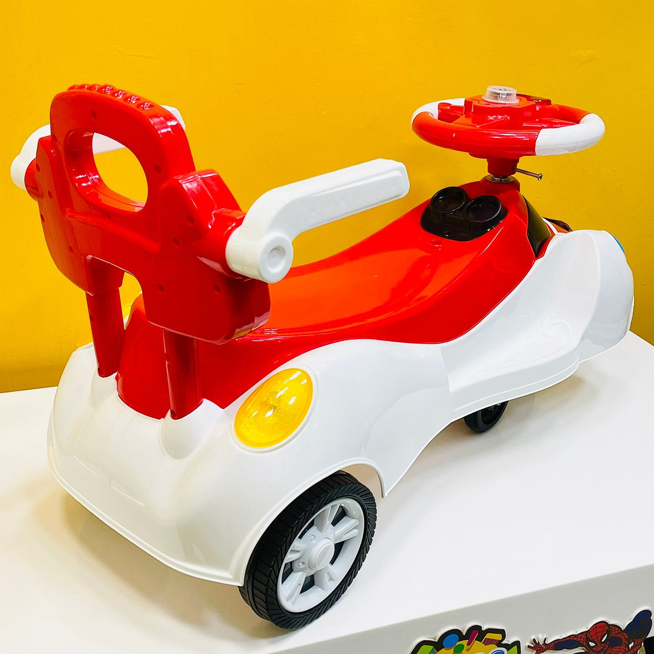Dolphin Ride-On Twister Car with Side Supports