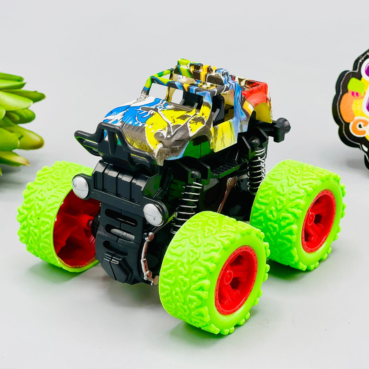 1:36 Friction Powered Monster Zap Car