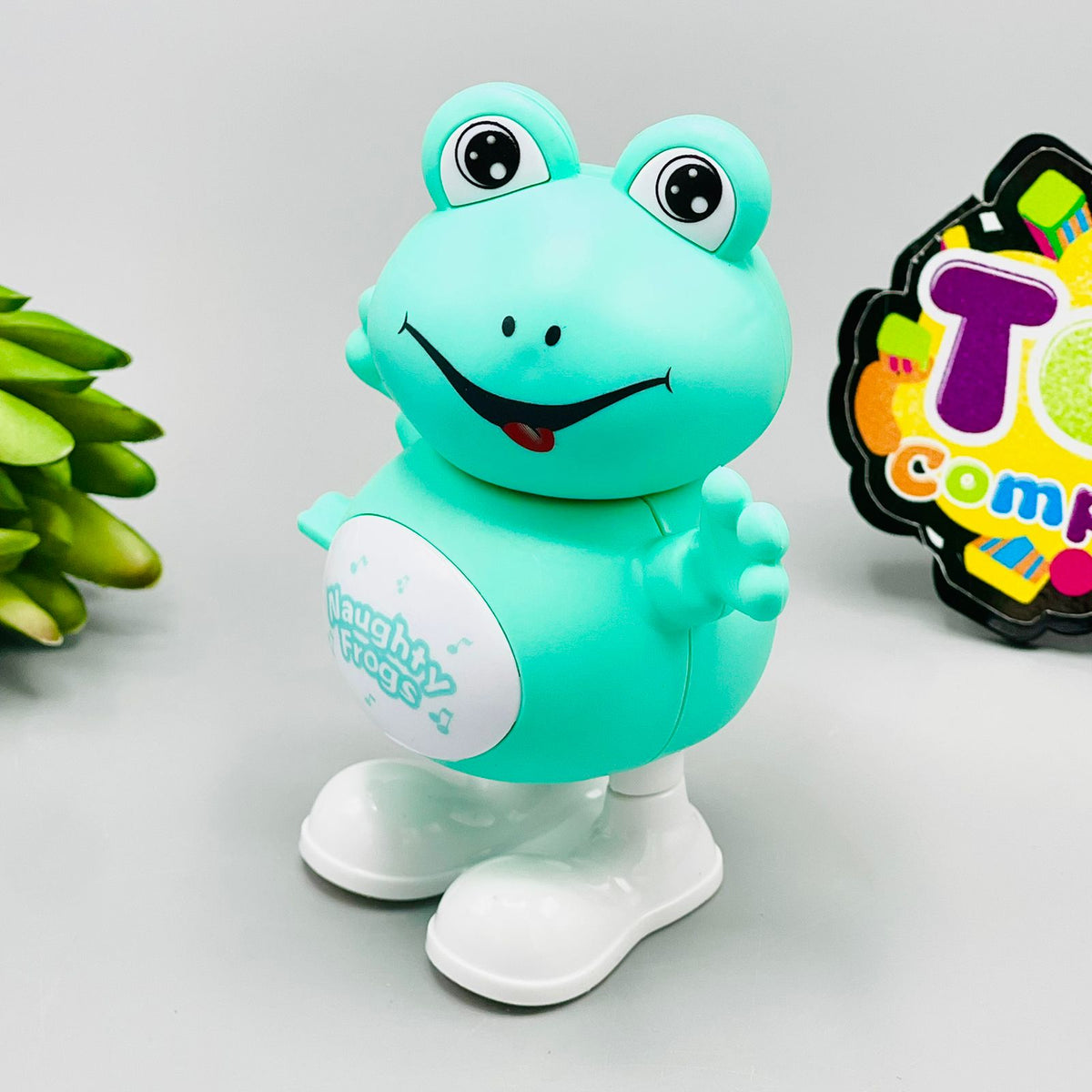 Wind up - Jumping Naughty Frog Toy