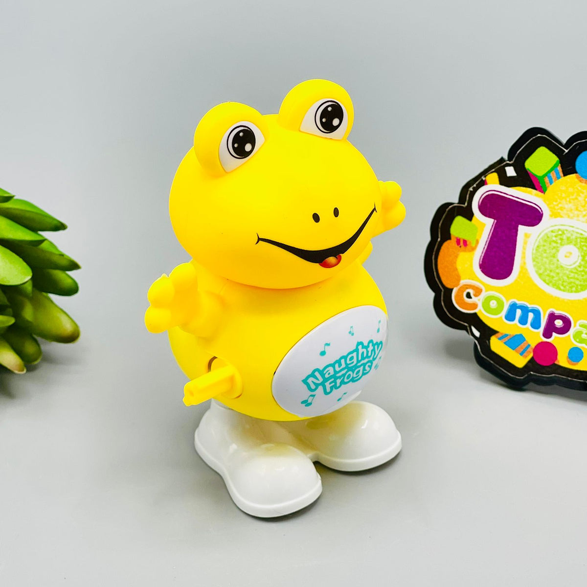 Wind up - Jumping Naughty Frog Toy