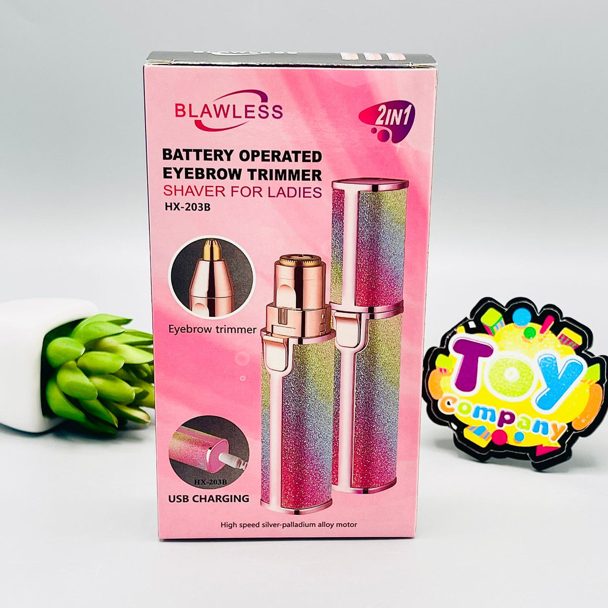 2-in-1 Rechargeable Eyebrow Trimmer