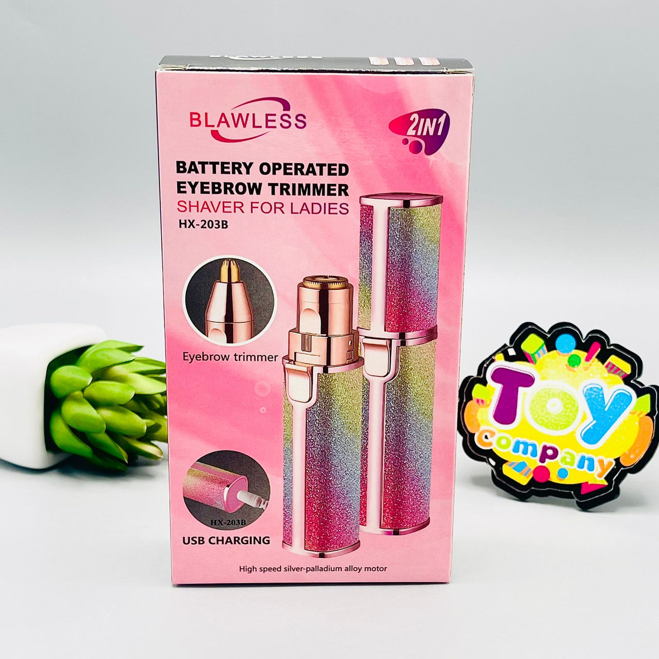 2-in-1 Rechargeable Eyebrow Trimmer