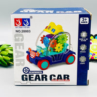 New Cartoon Gear Car with Lights & Sound