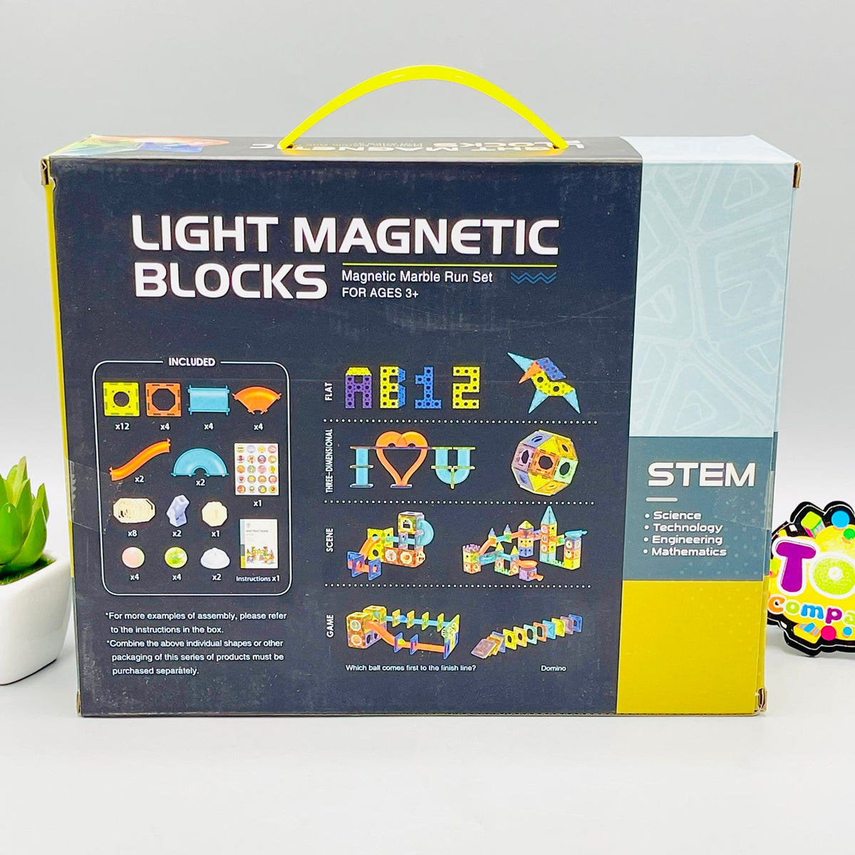 49Pcs Magic Light Magnetic Blocks