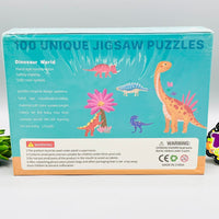 Dinosaur World 100 Pieces Jigsaw Puzzle