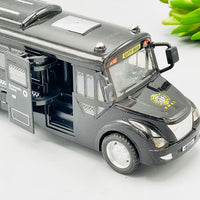 Friction Bus with Openable Door, Lights and Sound - Assortment