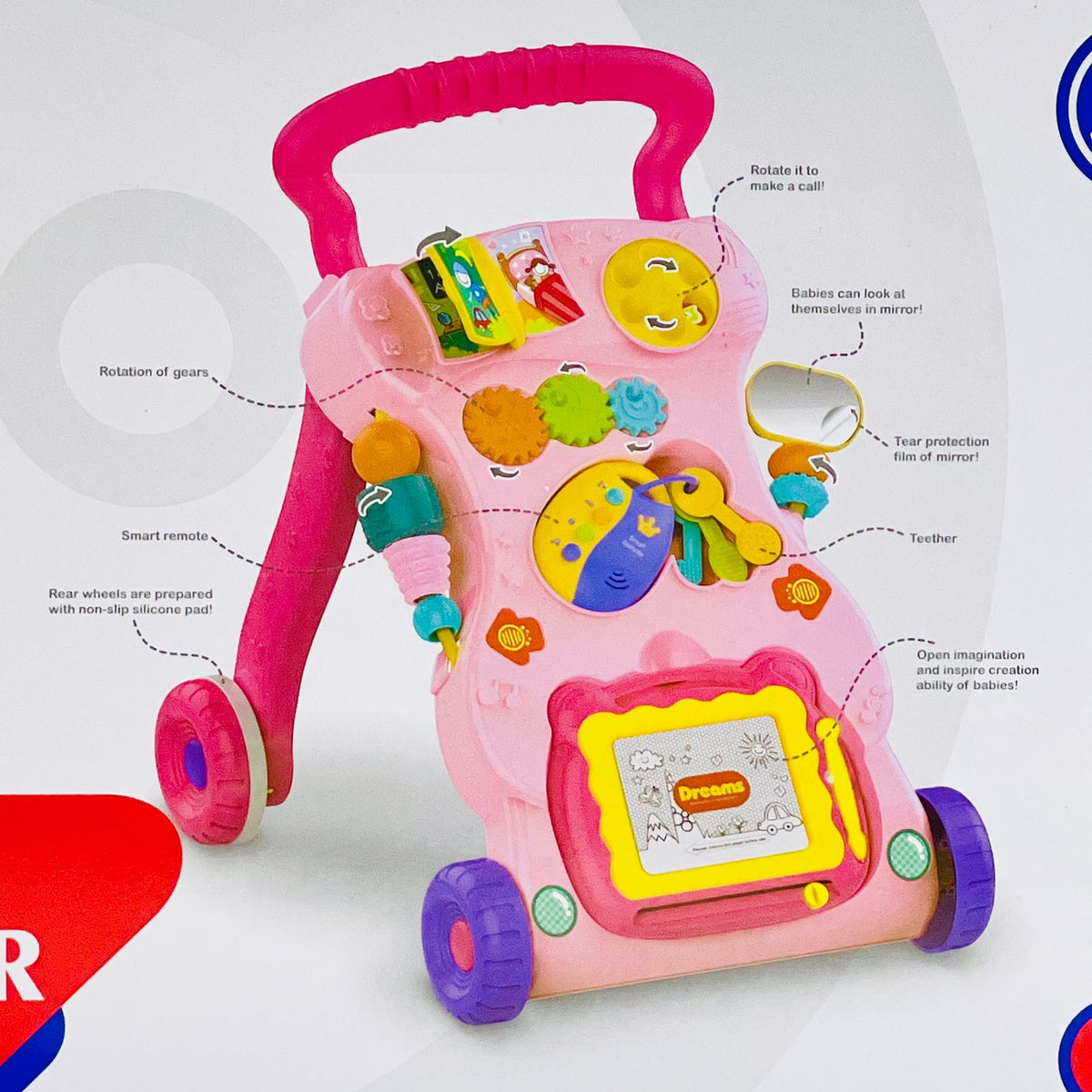 Huanger Musical Stand Learning Walker