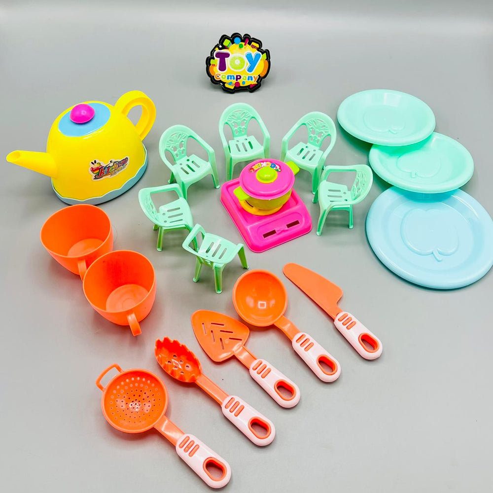 ABS Plastic Kitchen & Chairs Set