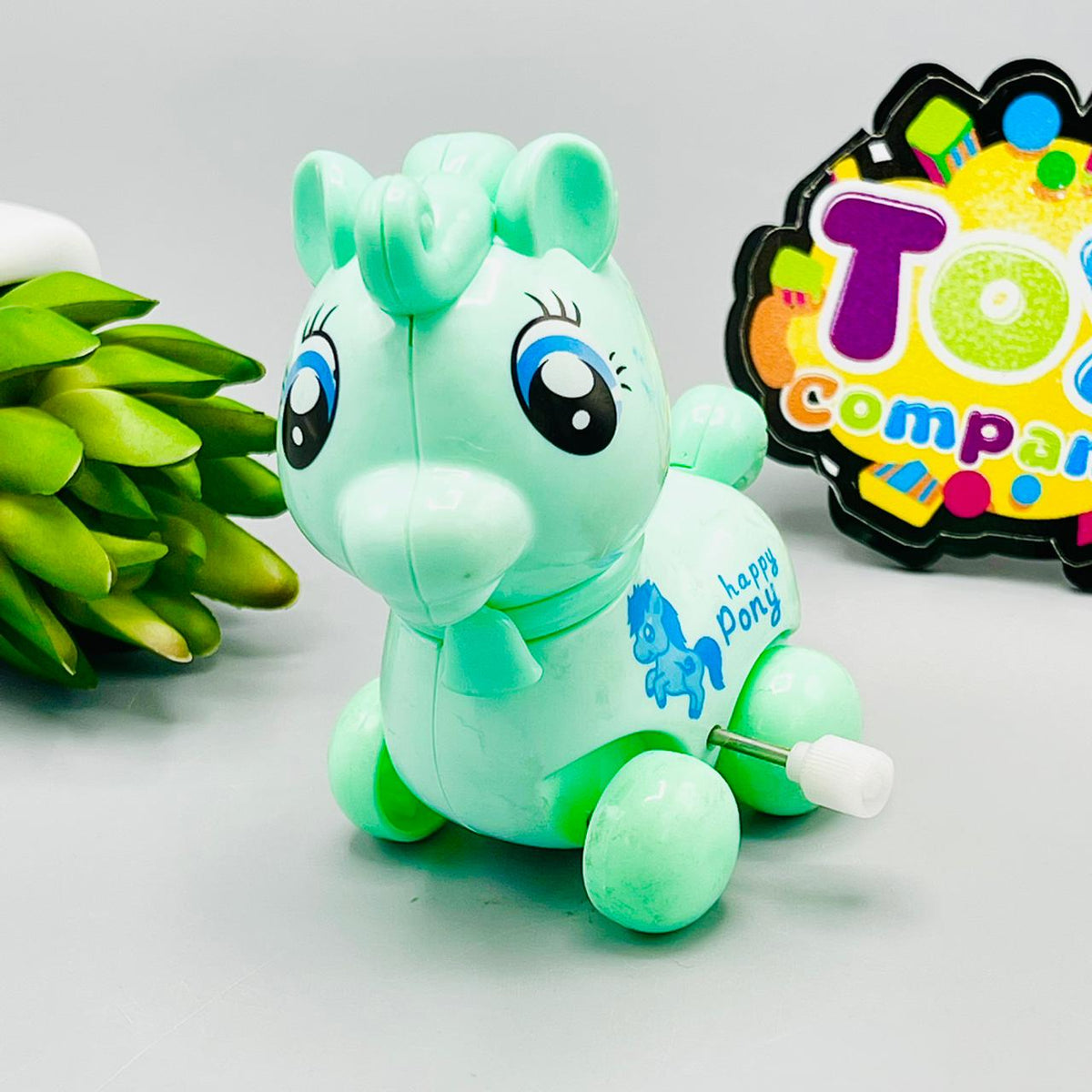 Wind-Up Friction Happy Pony Toy