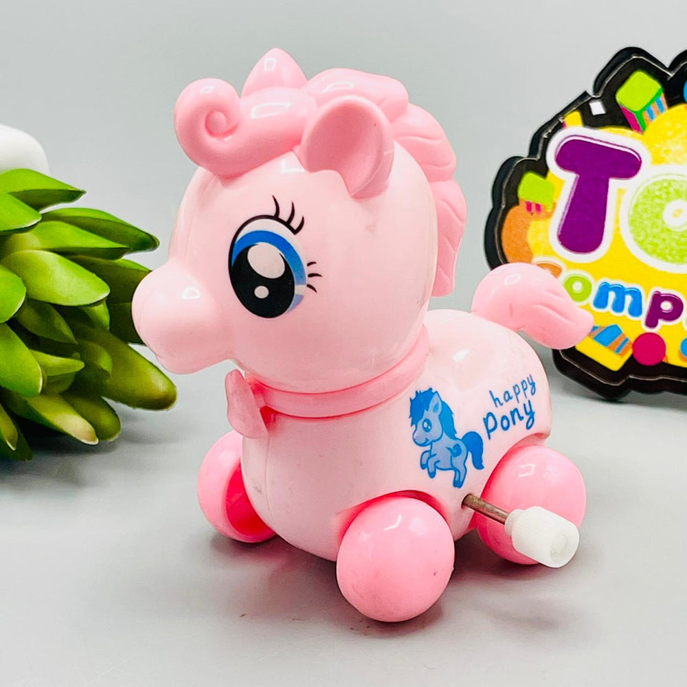 Wind-Up Friction Happy Pony Toy