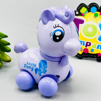 Wind-Up Friction Happy Pony Toy
