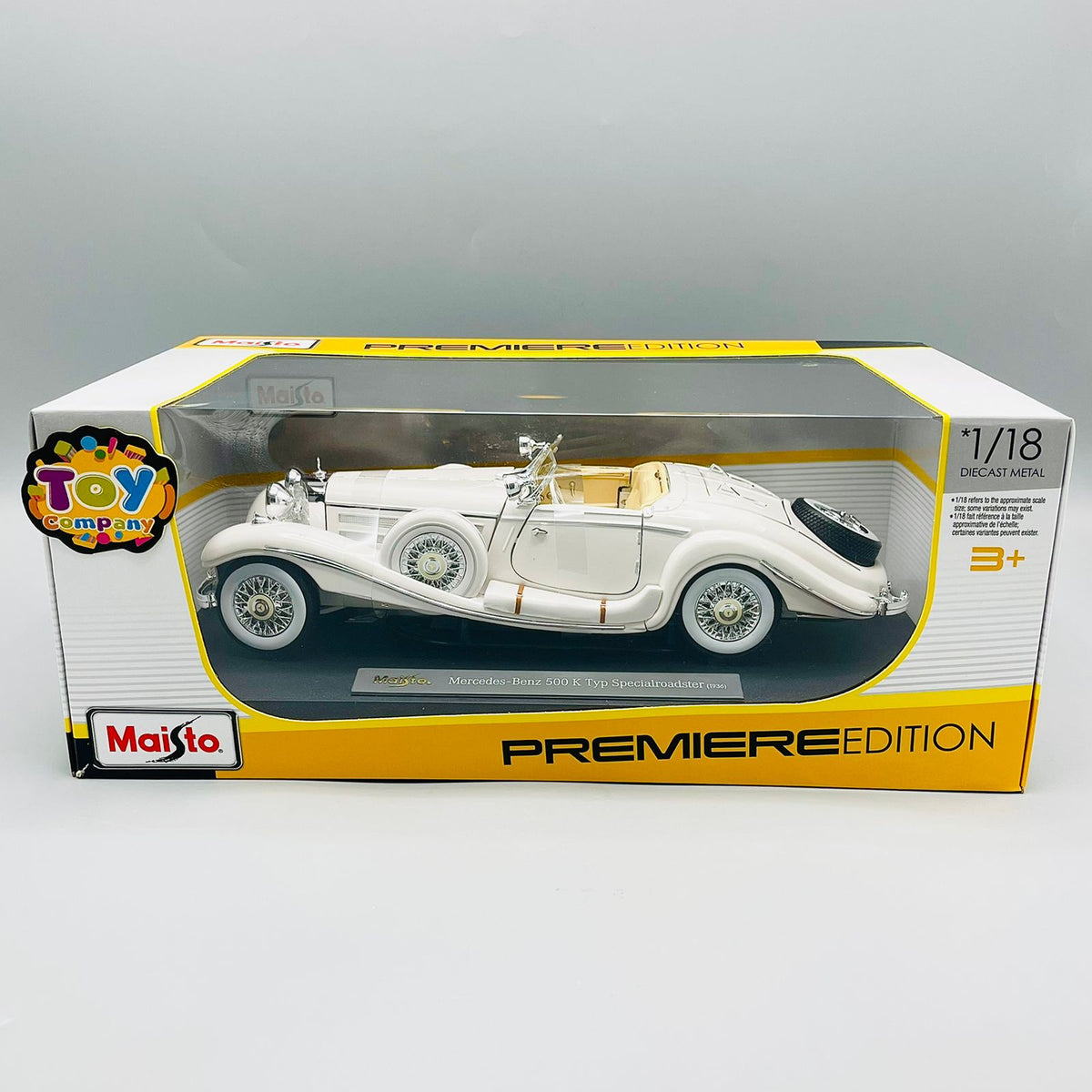 Maisto 1:18 Premier Edition 1936 Mercedez K Typ Specialroadster