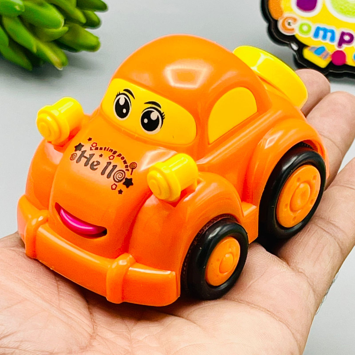 Friction Funny Expression Car