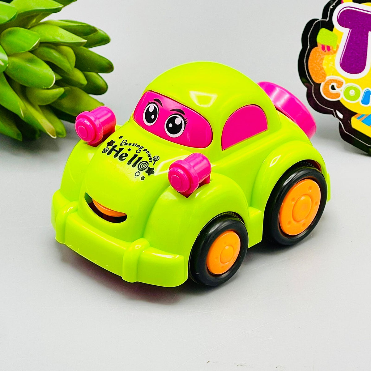 Friction Funny Expression Car