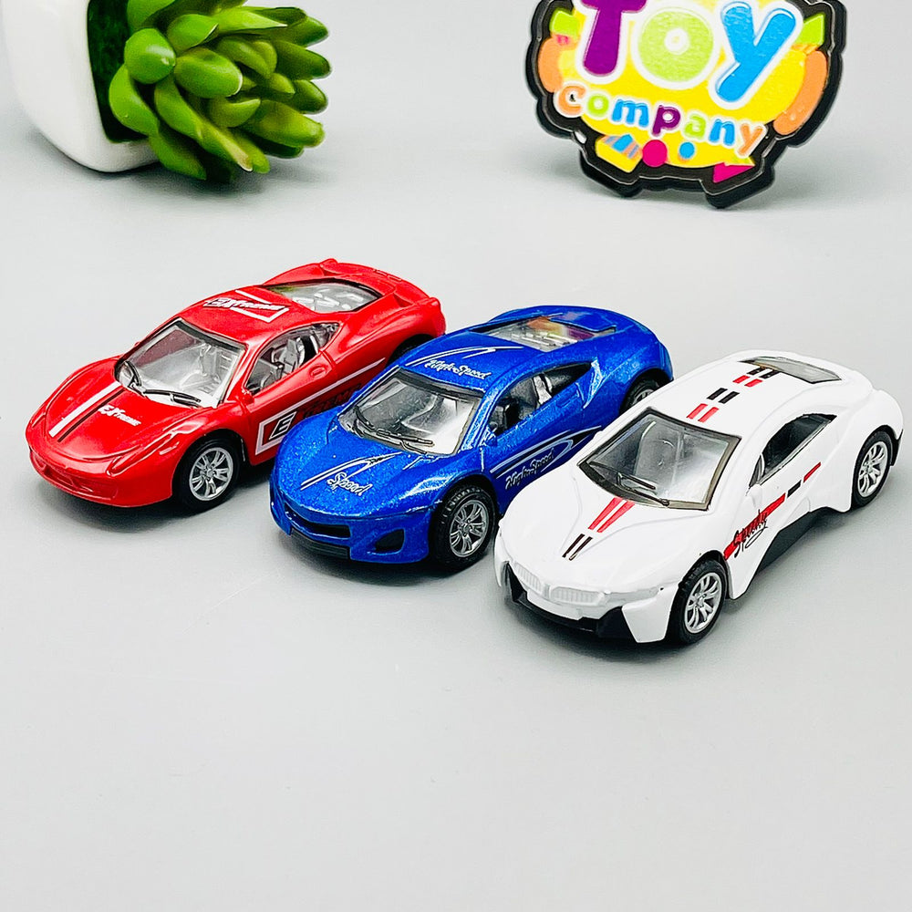 1:50 Diecast Metal Super Cars Pack of 3