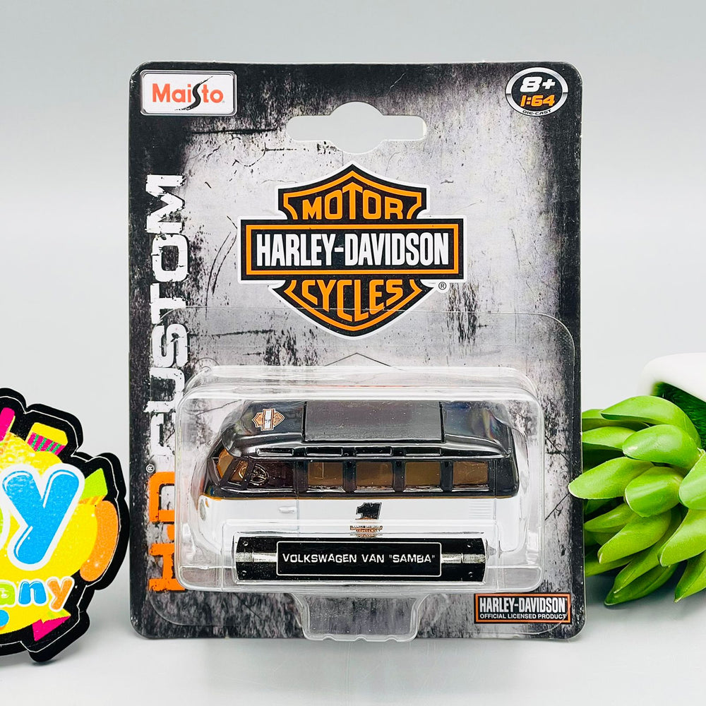 Maisto 1:64 Harley-Davidson Volkswagen Van Samba