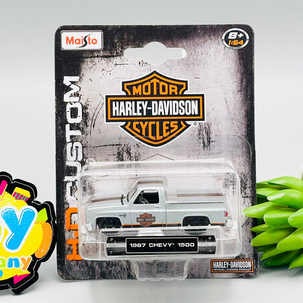 Maisto 1:64 Harley-Davidson 1987 Chevy 1500