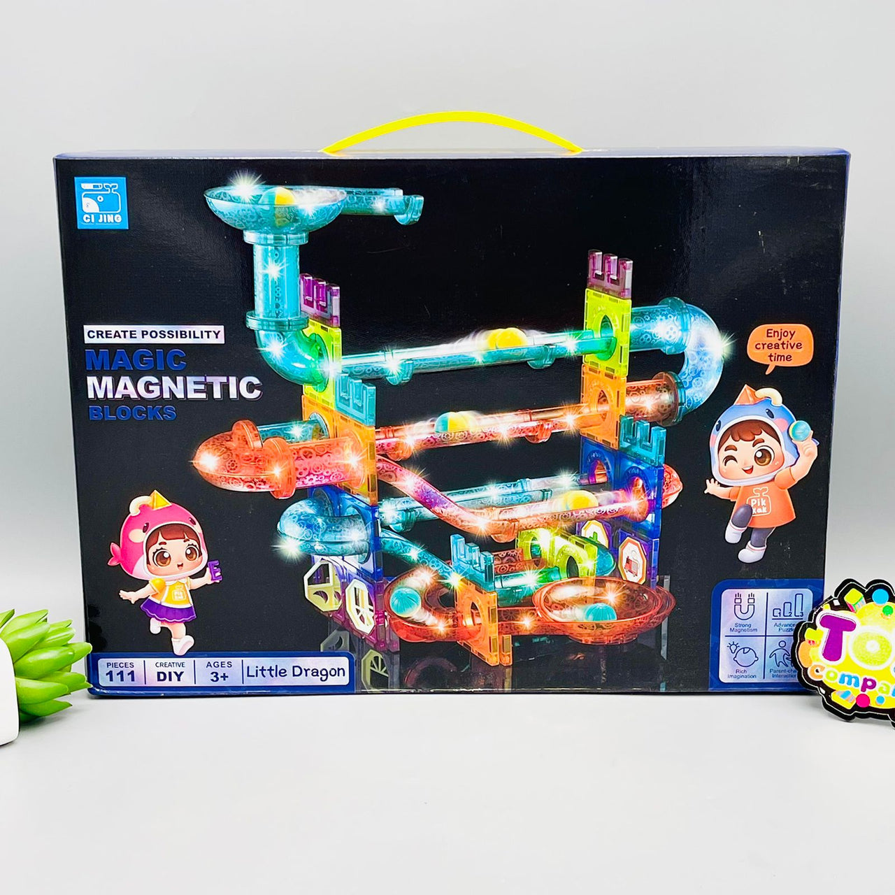 111Pcs Magic Magnetic Building Blocks