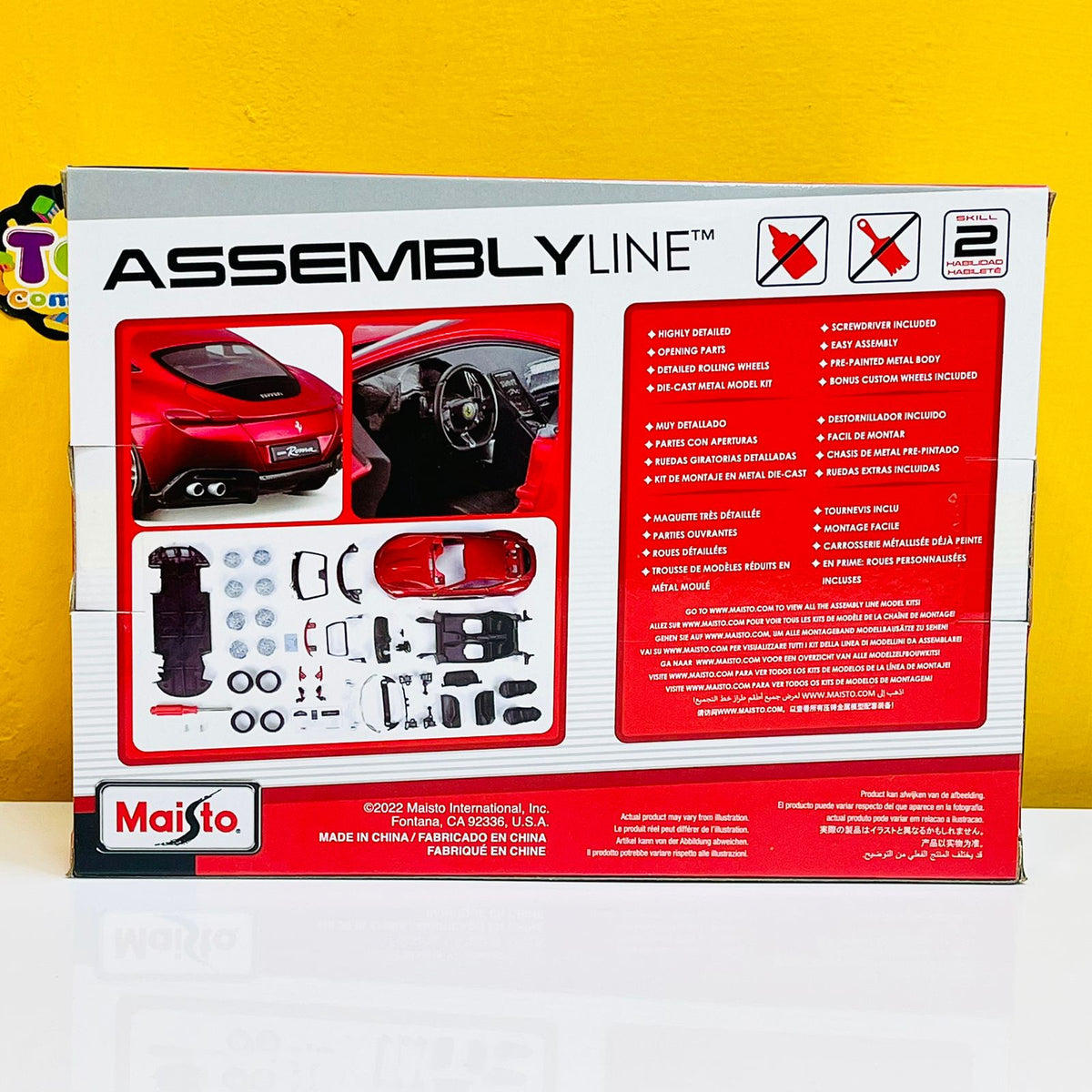 MMaisto 1:24 Assembly Line Ferrari Roma