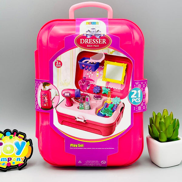 Dresser Back Pack Makeup Play Set