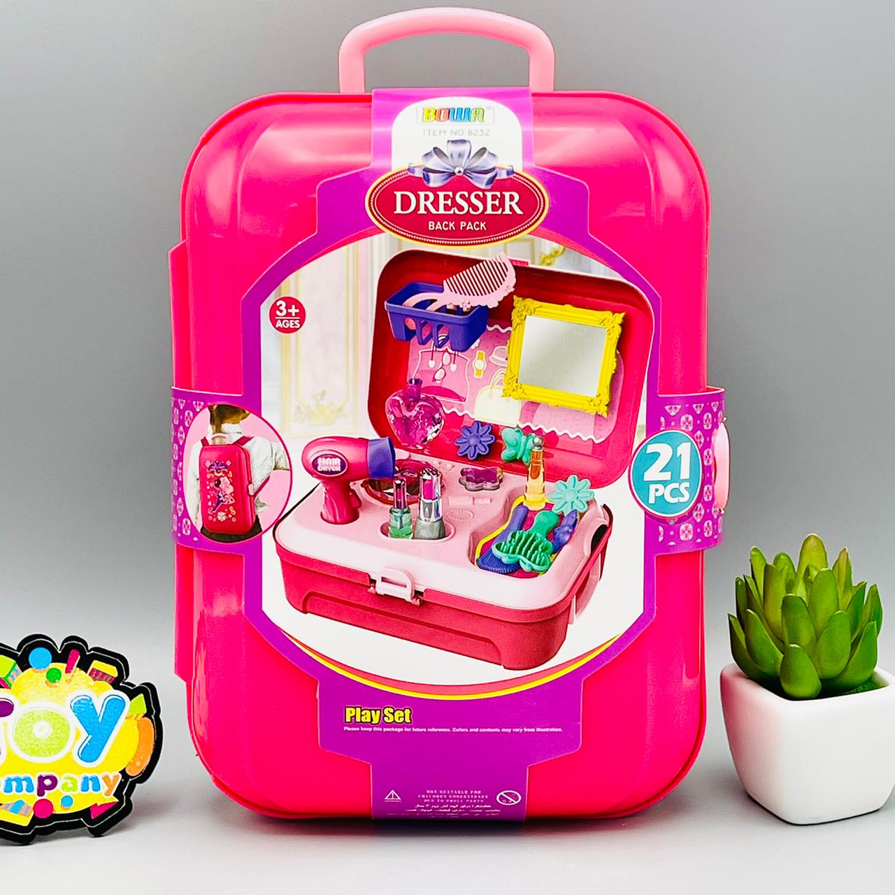 Dresser Back Pack Makeup Play Set