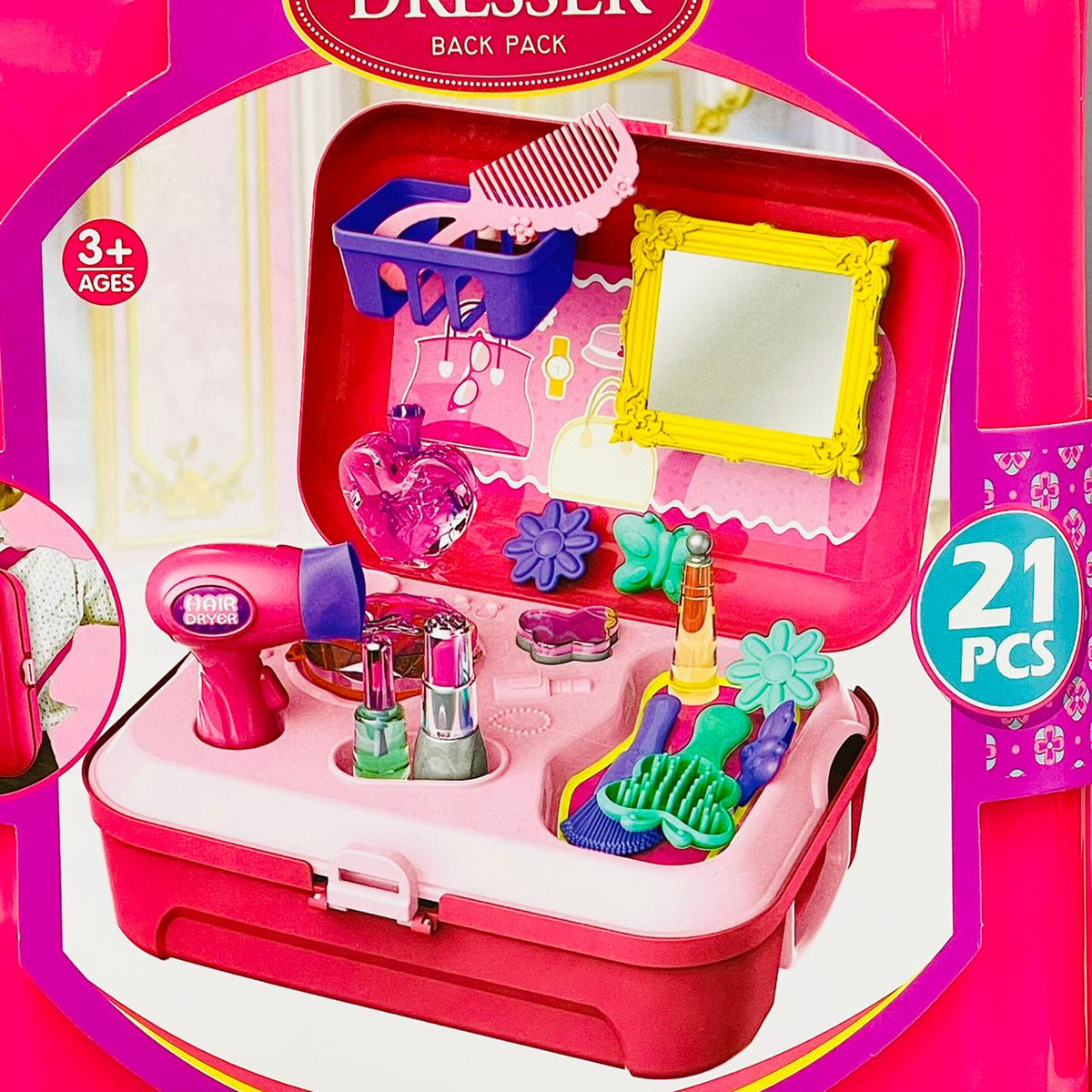 Dresser Back Pack Makeup Play Set