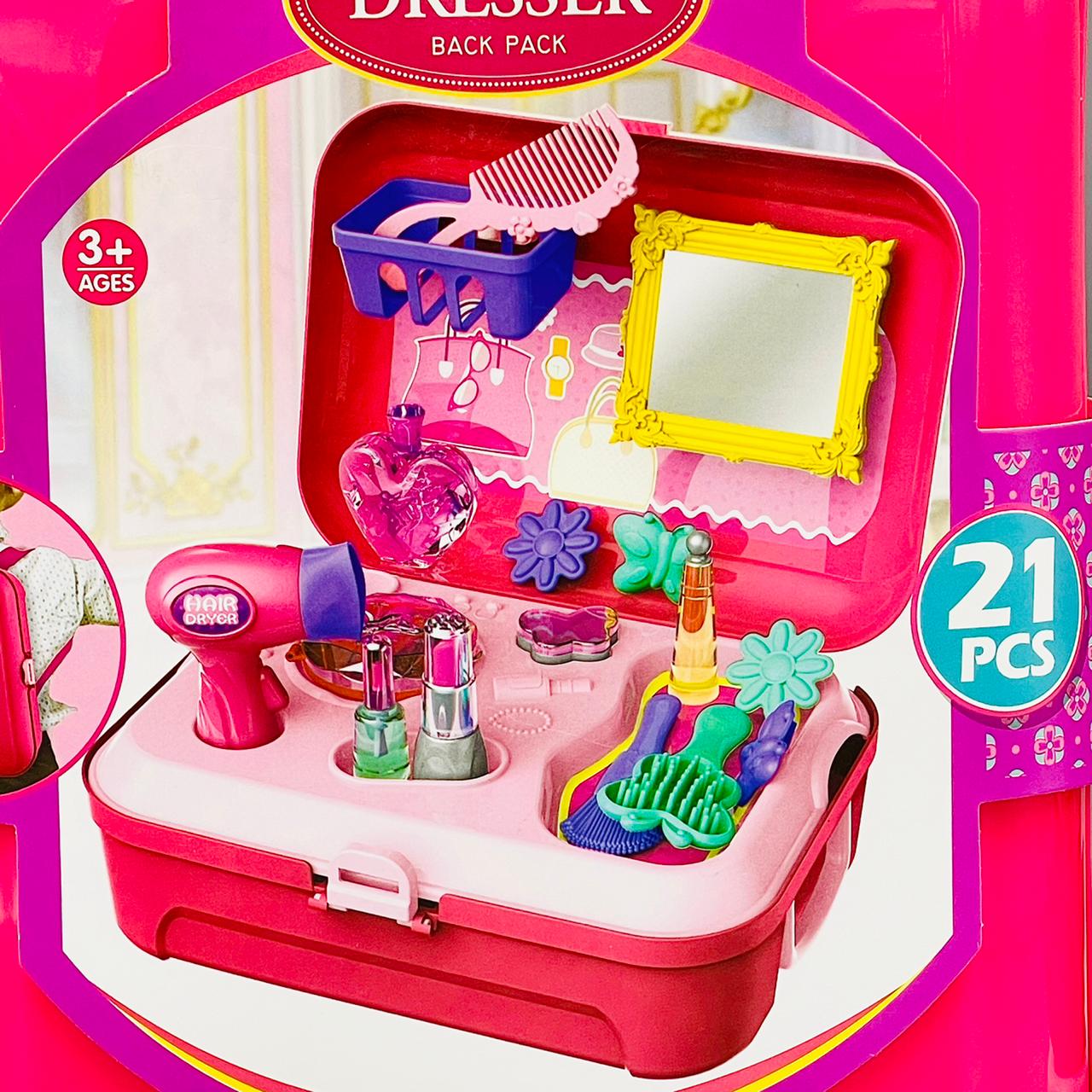 Dresser Back Pack Makeup Play Set