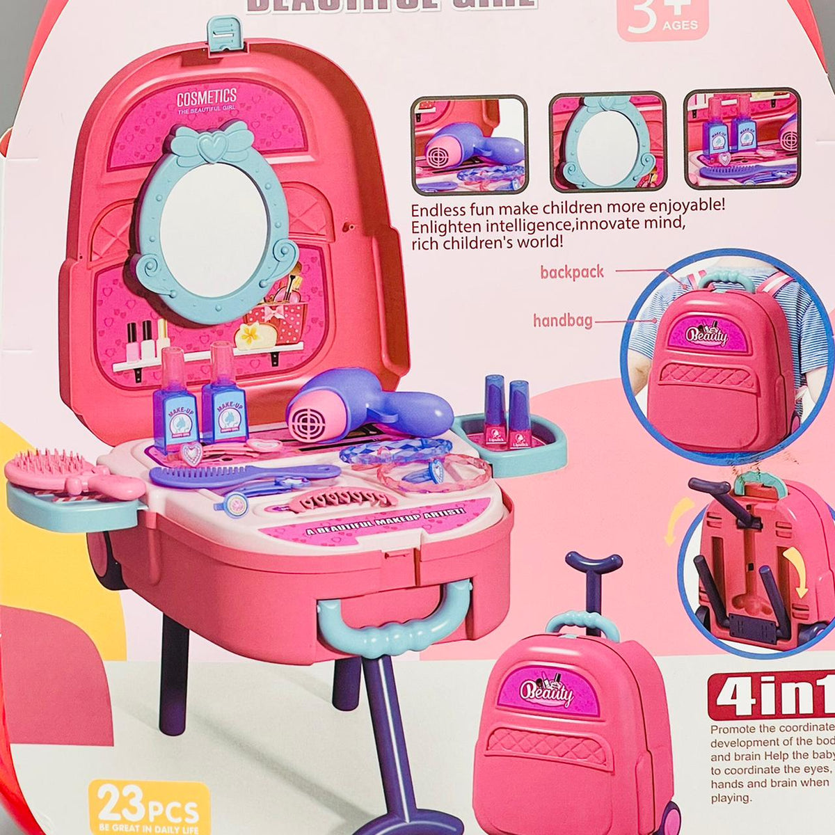 4 in 1 Cosmetics Beautiful Girl