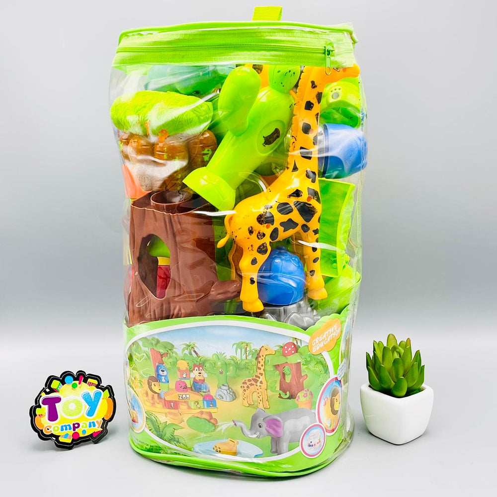 Happy Zoo Animal Blocks For Kids