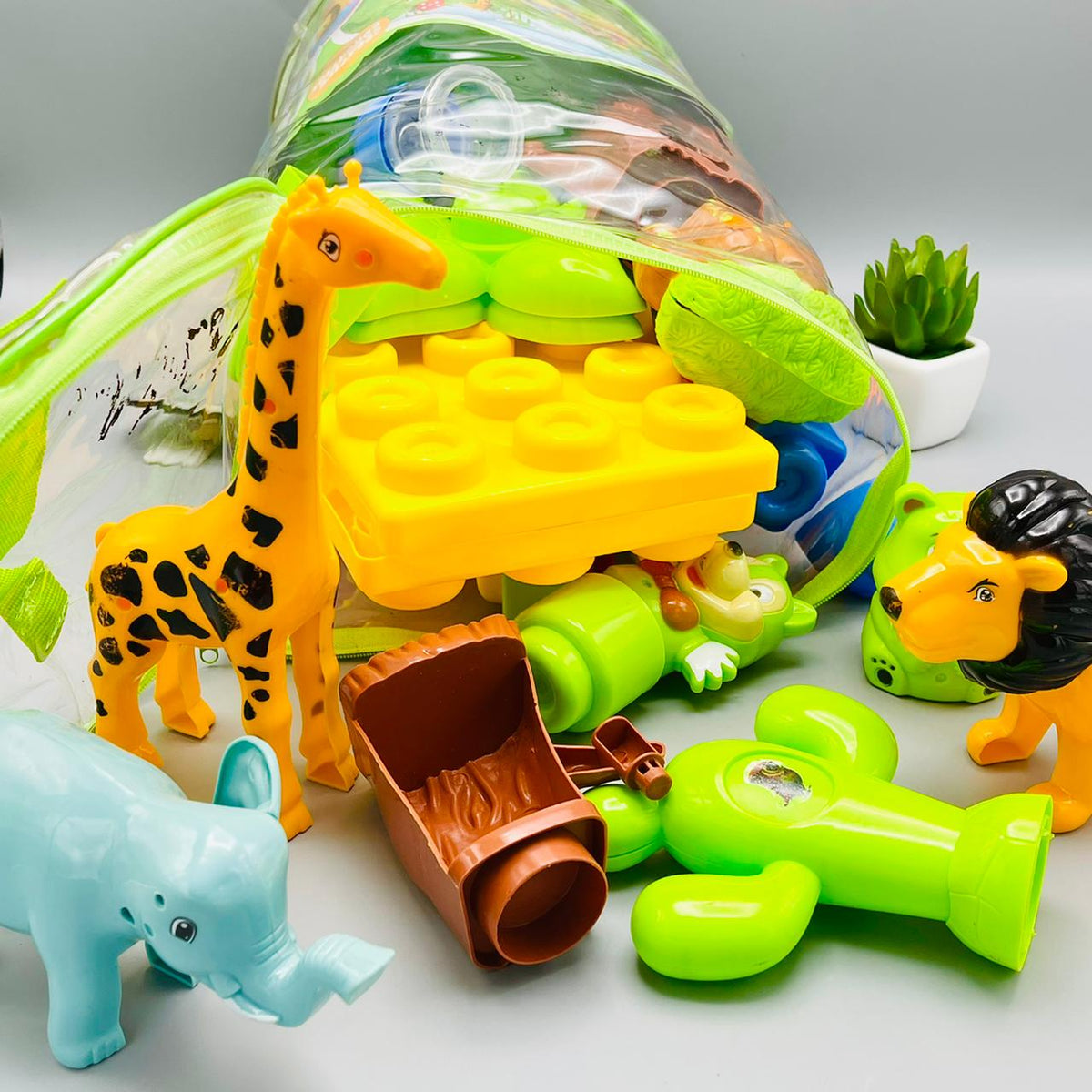 Happy Zoo Animal Blocks For Kids