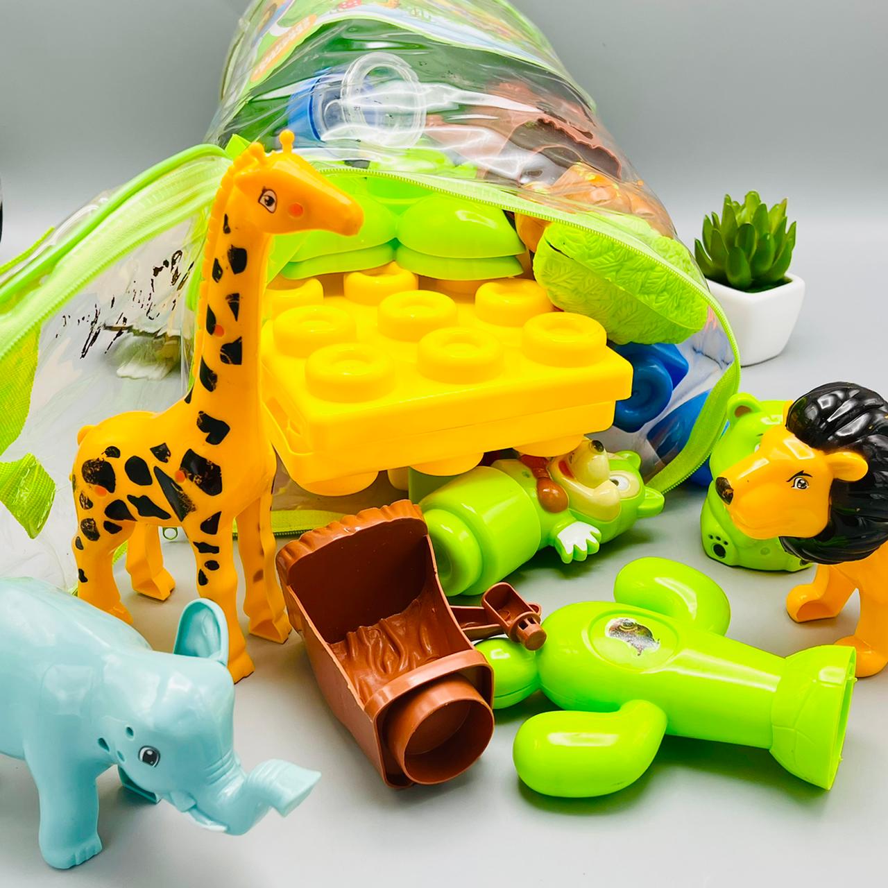 Happy Zoo Animal Blocks For Kids